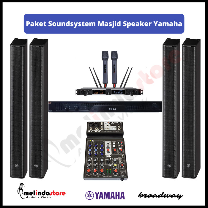 Paket Sound System Masjid Indoor Speaker Yamaha | 100m2
